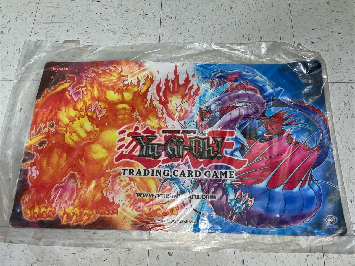 YUGIOH PLAYMAT OCEAN DRAGON LORD FLAME EMPEROR WATER FIRE STRUCTURE DECK