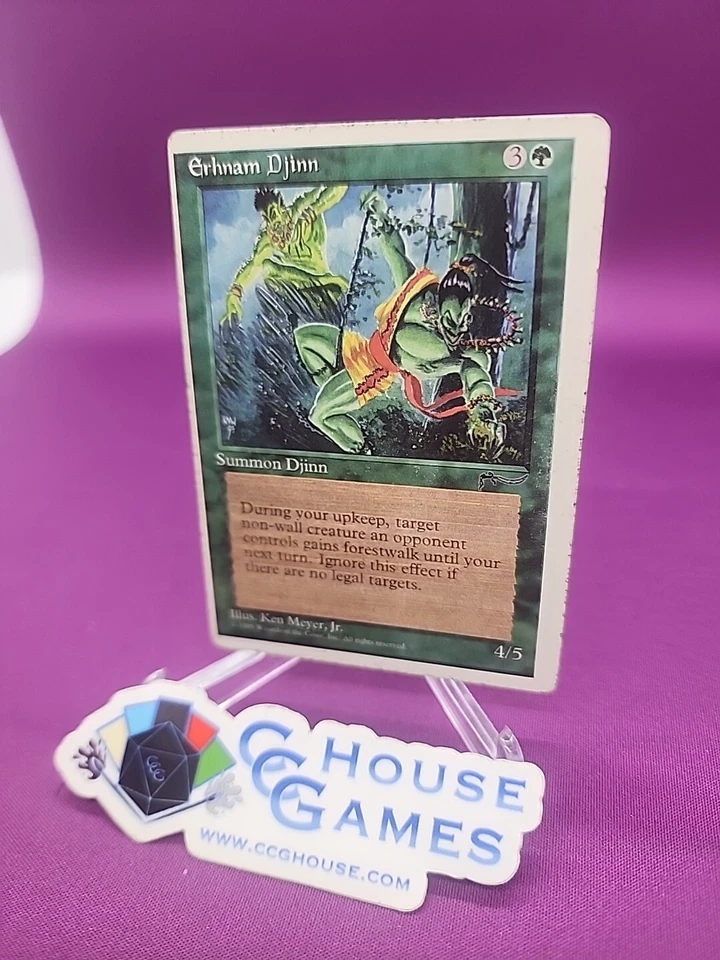 Erhnam Djinn Chronicles Arabian Nights Miscut Front Misprint MTG *CCGHouse* - Image 2 of 4