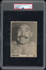 1981 Wrestling Super Stars Hand Cut Hussein Arab Iron Sheik PSA 9 Pop 1 Top Pop