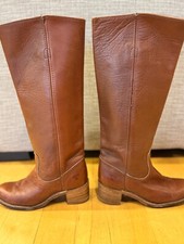 2- Vintage Frye Campus Boots Size 6 1/2B 7.5W Deep Red Brown