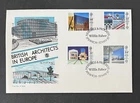 GB 1987 STUART FDC BRITISH ARCHITECTS IN EUROPE - WILLIS FABER IPSWICH SHS Pmk