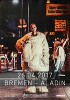 Milow - Modern Heart, Bremen 2017 | Konzertplakat | Poster