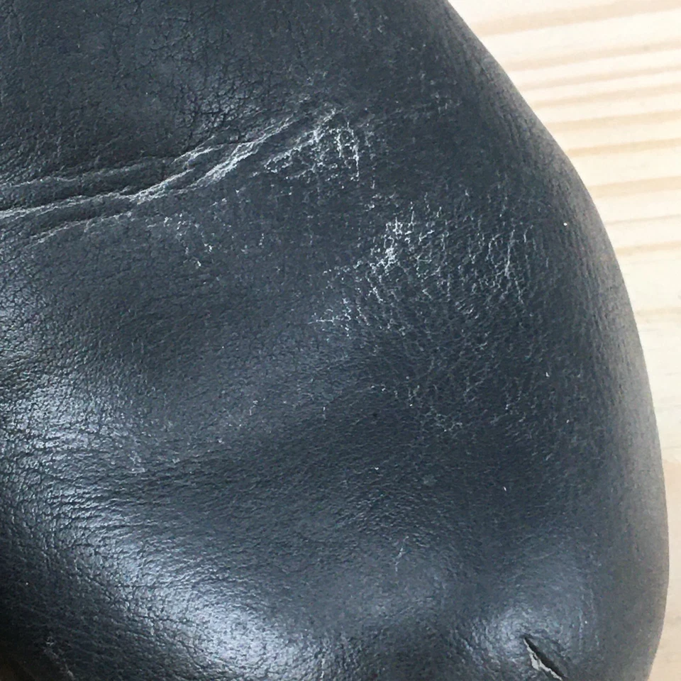 Life Stride Boots Womens 7 Wide Natalia Ankle Booties Wedge Black Faux Leather - Image 4 of 4