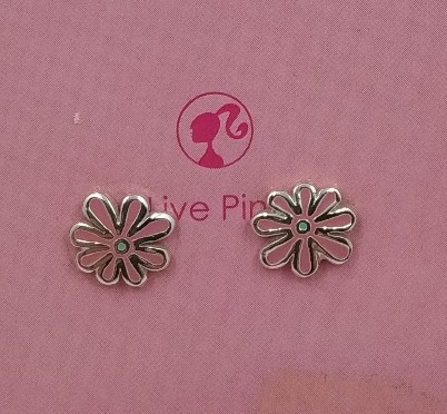 Pendientes para niñas Barbie en plata de ley. REF. BB0239