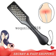 PU PU Rivets Bandage Spanking Paddle Flogger Couples s  Restraints