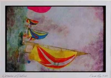 Sailing 172032 The Fleet At Edgartown Race Week Watercolour Picture Ltd Ed A4