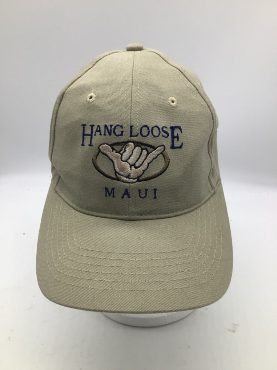 Hang Loose Maui Beige Snapback Cotton Baseball Cap H4 | eBay