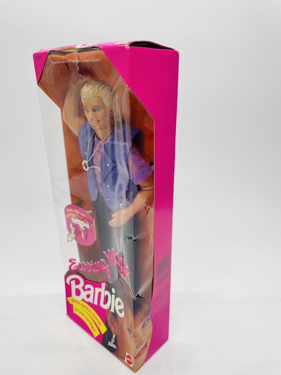Barbie 1992 EARRING MAGIC Ken Fabriqué en Chine NRFB