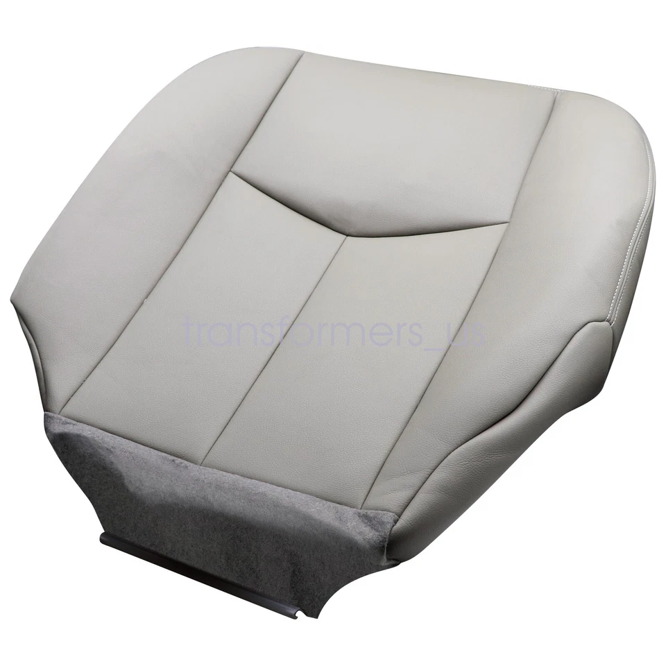 Cubierta de asiento de cuero gris 922 para GMC Sierra 1500 2500 2004 2005 2006 Foto 3 de 4