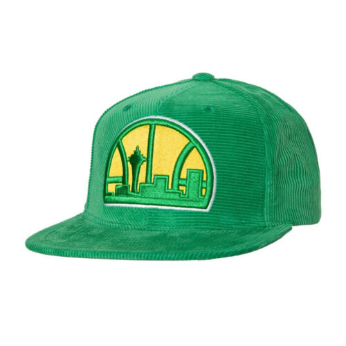 Mitchell & Ness Seattle Supersonics "All Directions" Snapback Hat (Green) Cap - Picture 1 of 2