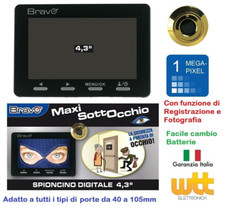 Spioncino digitale con lcd sottocchio