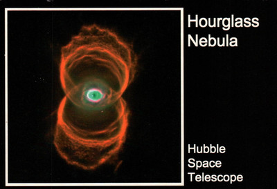 Hubble Space Telescope HOURGLASS NEBULA 6 X 4 Postcard