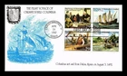 US COVER COLUMBUS FIRST VOYAGE 500TH ANNIVERSARY FDC SETENANT KMC VENTURE
