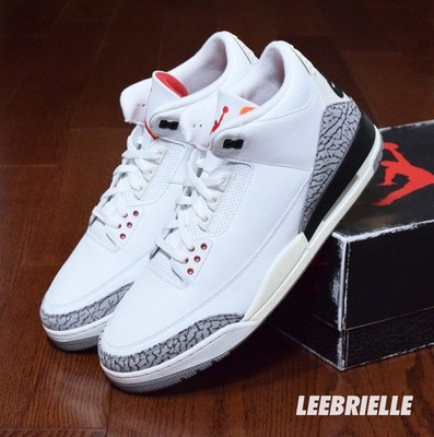 Men's Size 16 - AIR JORDAN 3 RETRO WHITE CEMENT REIMAGINED DN3707-100