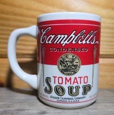 Vintage Mug CAMPBELLS Tomato Condensed Soup Coffee Cup 1970s Made in USA