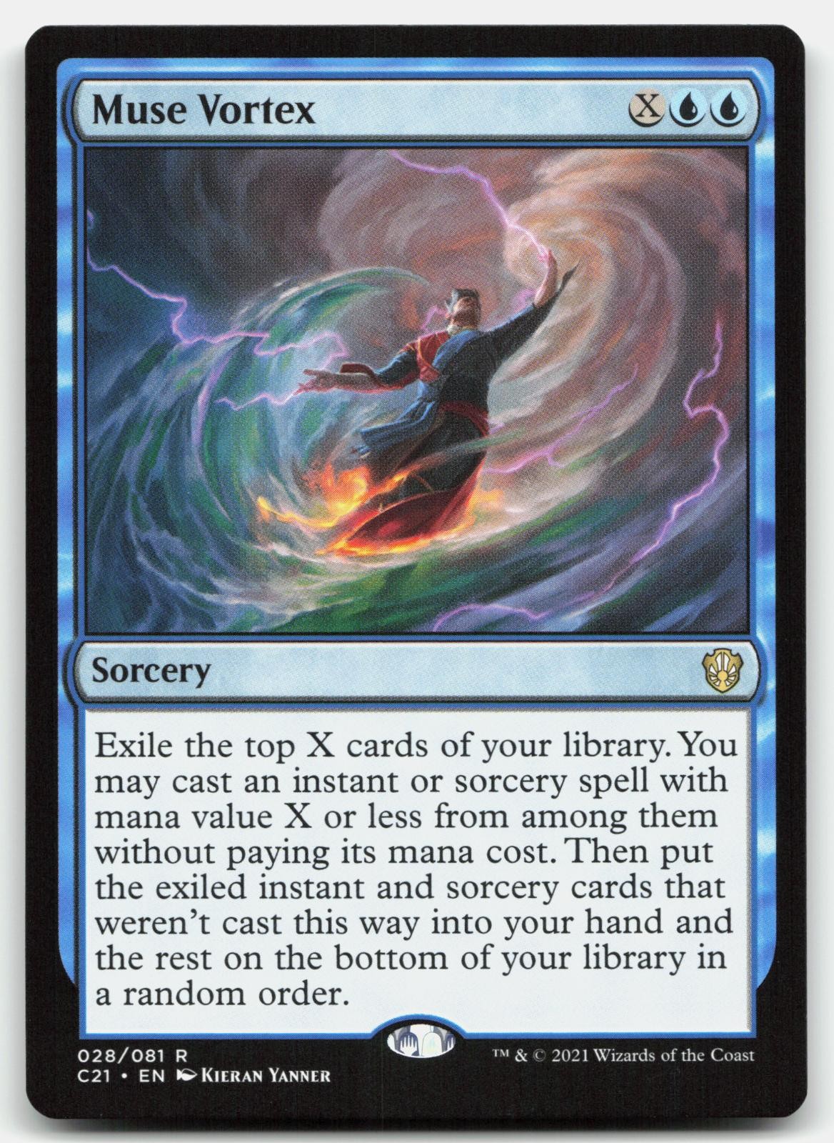 Muse Vortex 28 Rare Commander 2021 Magic: The Gathering Near Mint