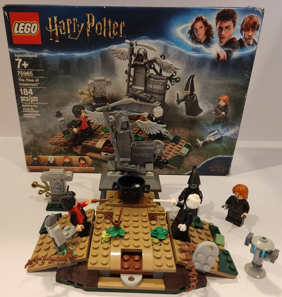 Lego Harry Potter El Origen de Voldemort 75965 Retirado COMPLETO Mortífago, Señor Foto 2 de 4