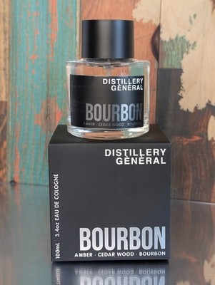 BOURBON by DISTILLERY GENERAL EAU de COLOGNE 3.4fl oz 100ml NIB