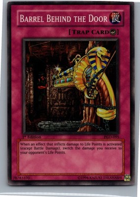 Barrel Behind the Door Super Rare Pharaonic Guardian PGD-095 NM - 1st Edition