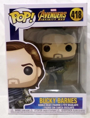 Funko Pop! 418 Bucky Barnes Marvel Avengers Infinity War Vinyl Figure 2018