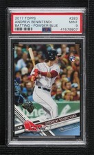 2017 Topps Father's Day Powder Blue 32/50 Andrew Benintendi #283 PSA 9 MINT t1s