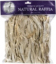 Natural Raffia Decorative Ribbon Trim for Crafts Gift Baskets and Decorations