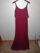 NWT Show Me Your Mumu Caitlin Ruffle Maxi Dress XL Wedding Bridesmaid B9