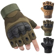 Fingerless Half-Finger Tactical Gloves Motorcycle Driving Gloves Riding Gloves