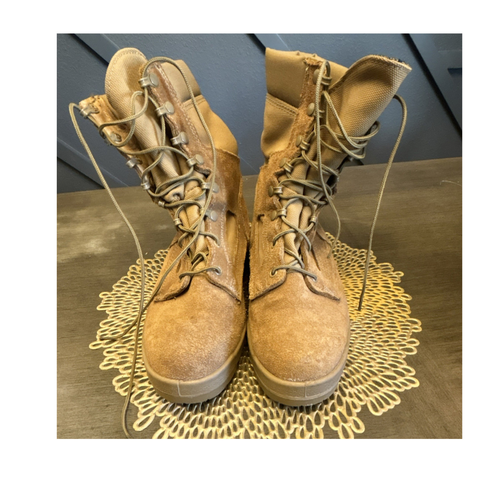 Bates Men's Temperate Weather Tactical/Work Boots Brown/Tan Solid 8W, E55506A