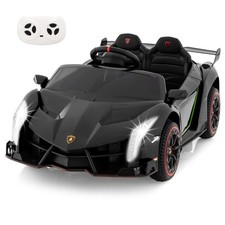 4WD Licensed Lamborghini 12V Kids Electric Car w/ 2.4G Remote, Media Function