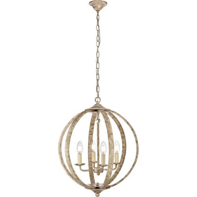 Chandelier Pendant Weathered Dove Color Light Fixture Dining Room Kitchen Island