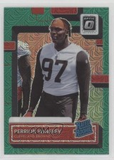 2022 Donruss Rated Rookie Optic Preview Green Mojo Prizm Perrion Winfrey 1u6