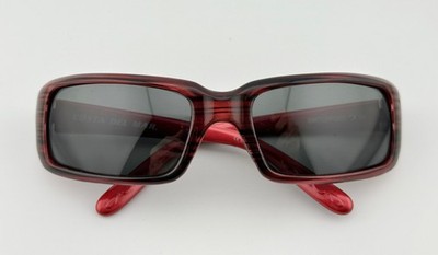  ️Frame only! VTG Costa Del Mar Switchfoot SF24 Red Wrap Sunglasses Rare!
