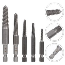 5 Pcs Mini Screw Extractor Damaged Tool for Removing Fasteners Bolt Removal