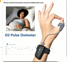 O2 Pulse Oximeter with Smart Reminder | Blood Oxygen Saturation Monitor for SpO2