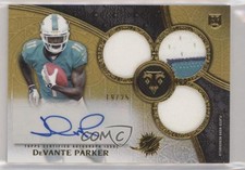 2015 Topps Triple Threads Rookie Relics Gold 19/25 Devante Parker #107 Auto 5w7