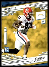 2021 Panini Prestige Tre' McKitty Rookie Los Angeles Chargers #274