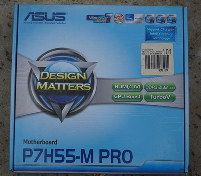 New in box ASUS P7H55D-M PRO Socket 1156 Micro ATX MotherBoard Intel H55