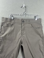 Greyson Wainscott Pants Mens Size 36x32 Beige Performance Straight Chinos Golf