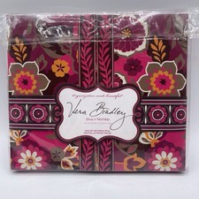 Vera Bradley Duly Noted Desk Set Address Book, Note Pad, Weekly Calendar New
