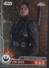 2023 Topps Chrome Star Wars Black Wave Refractors 19 Jyn Erso - NM-MT