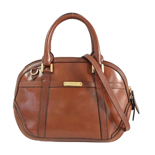 BURBERRY Sartorial Orchard Handbags Leather Brown Free Shipping | Duties Paid