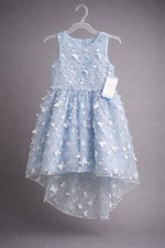Rare Editions Girls Sleeveless Special Occasion Dress Blue Color Size S