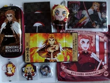 Demon Slayer Rengoku Kyojuro Merchandise Set 11 Items Unused