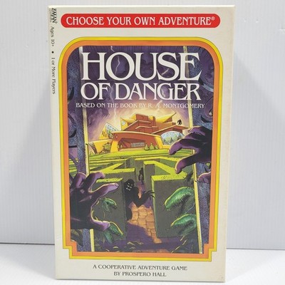 Adventure Card Game House of Danger | New Open Box | Choose Your Own Adventure