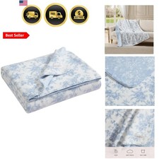 Plush Throw Blanket, 50x70, Soft and Warm with a Lightweight Feel, Reversible...