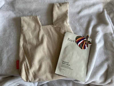 K-Beauty I m From - 2 Qty Sheet Mask (Rice & Mugwort) & Bag