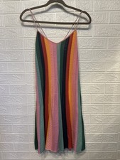 Anthropology Farm Rio Women’s Size Medium dark Dress Rainbow Pride Summer