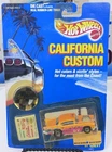 Hot Wheels 1989 California Custom 1297 57 Chevy Blister Card Sealed Excellent