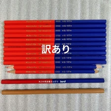 "With translation" Hexagonal red and blue pencils + red pencils total 14 pieces